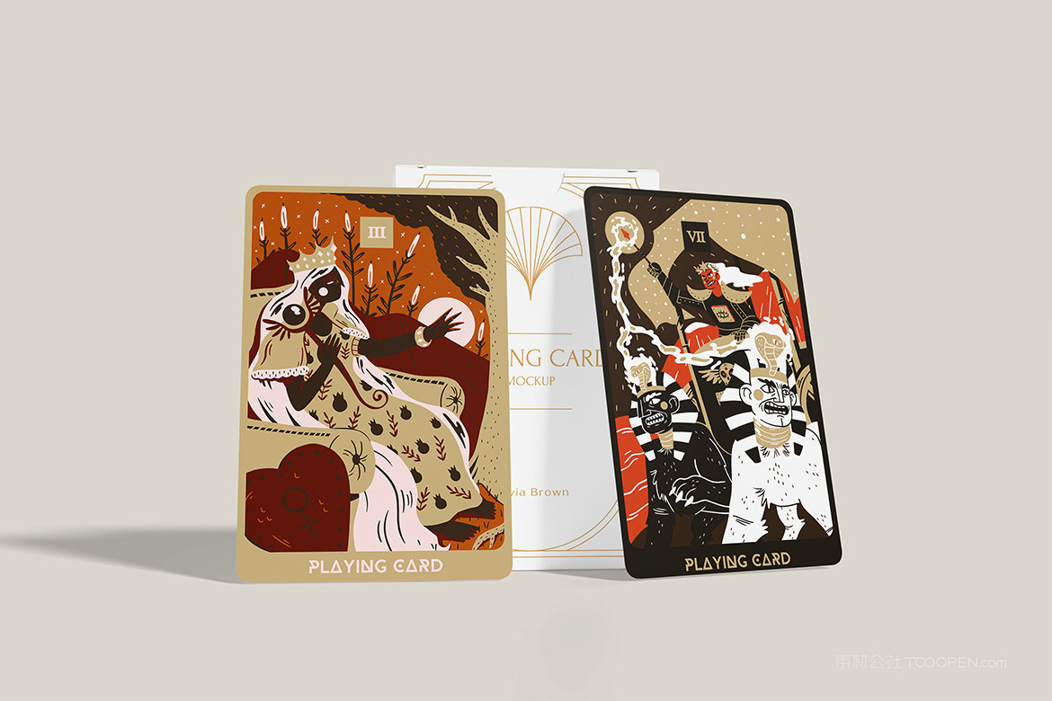 扑克牌样机套装