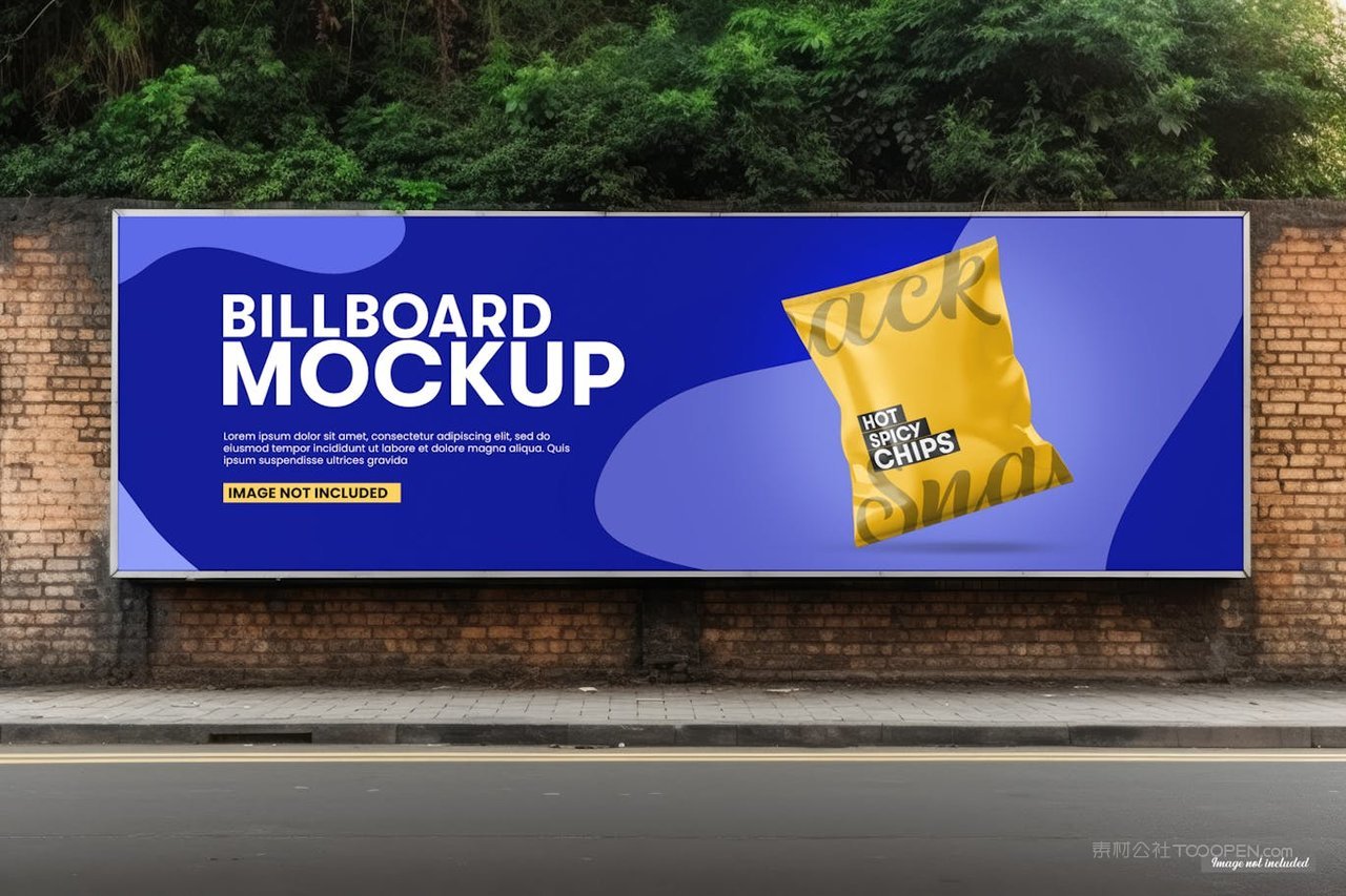 户外广告牌广告位样机