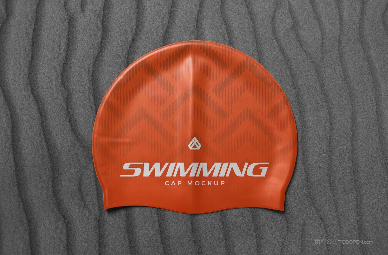 红色泳帽样机