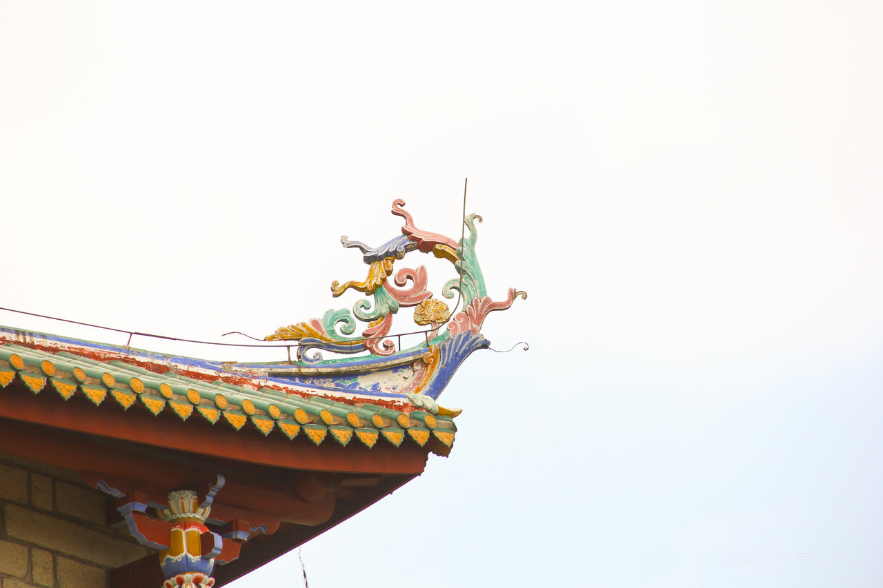 厦门大学古建筑屋檐