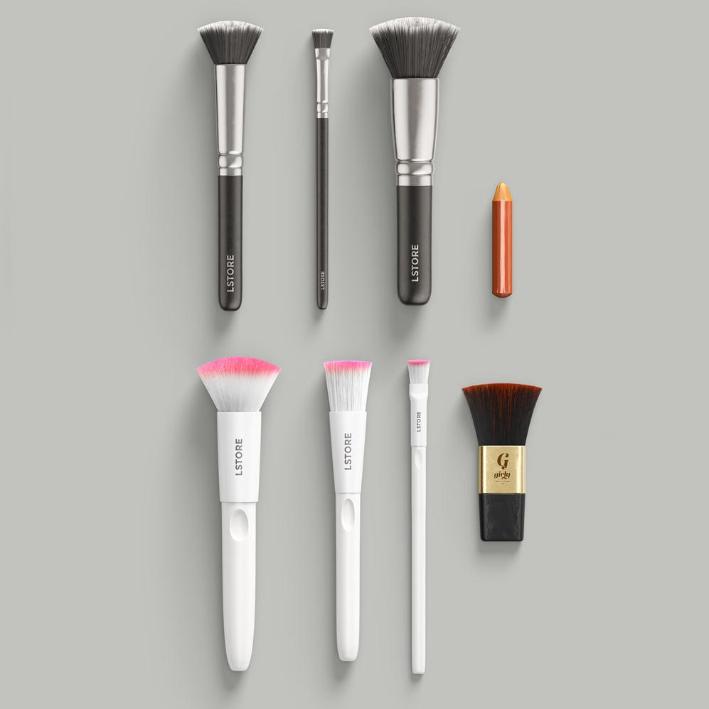 很精致的化妆刷子