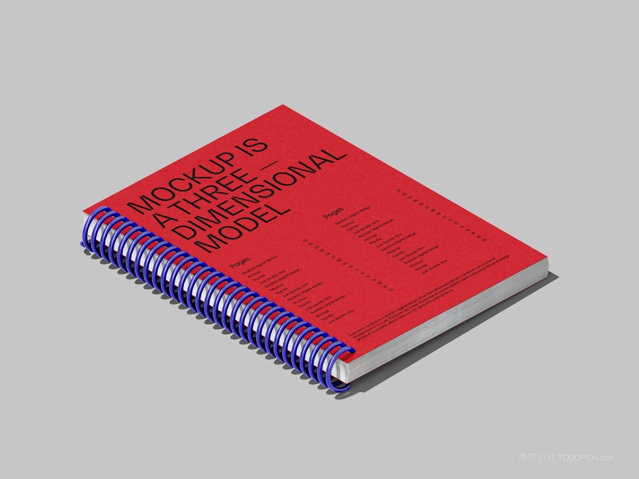 记事本笔记本样机