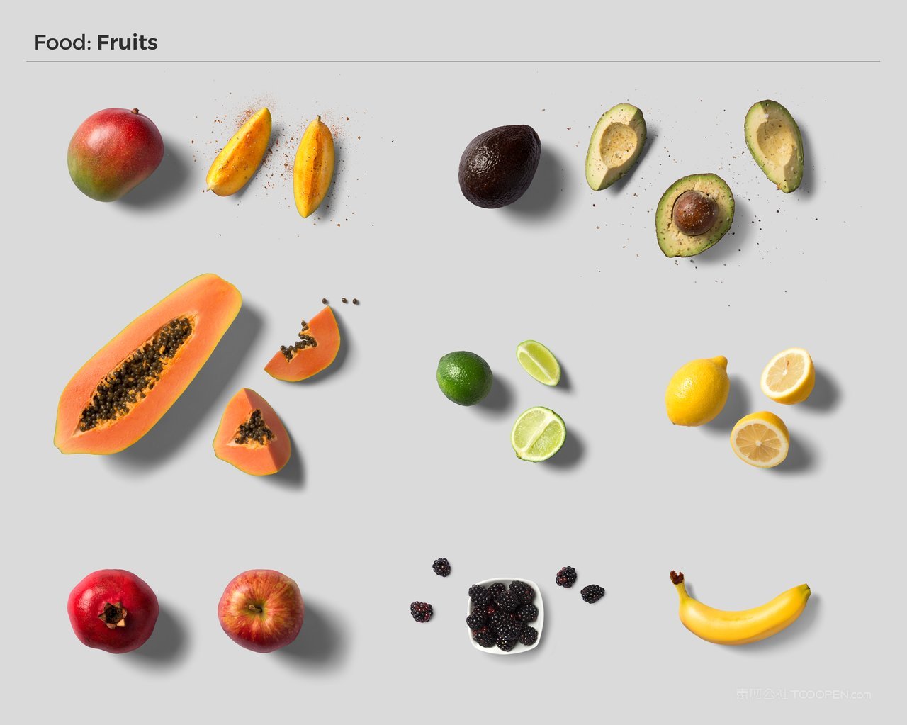 牛排西餐餐具样机模板 (9)