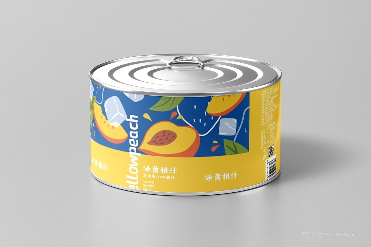 【1823期】易拉水果罐头猫粮罐头样机 (1)