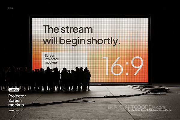 投影仪屏幕样机