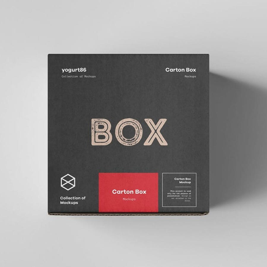 方形包装盒样机