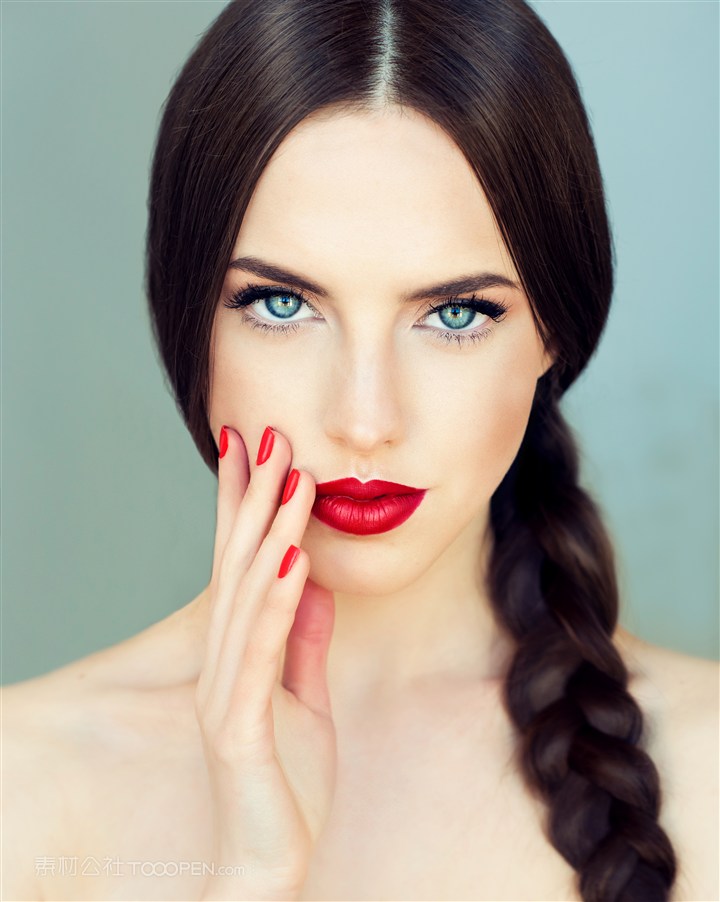 时尚化妆性感美女特写高清图片