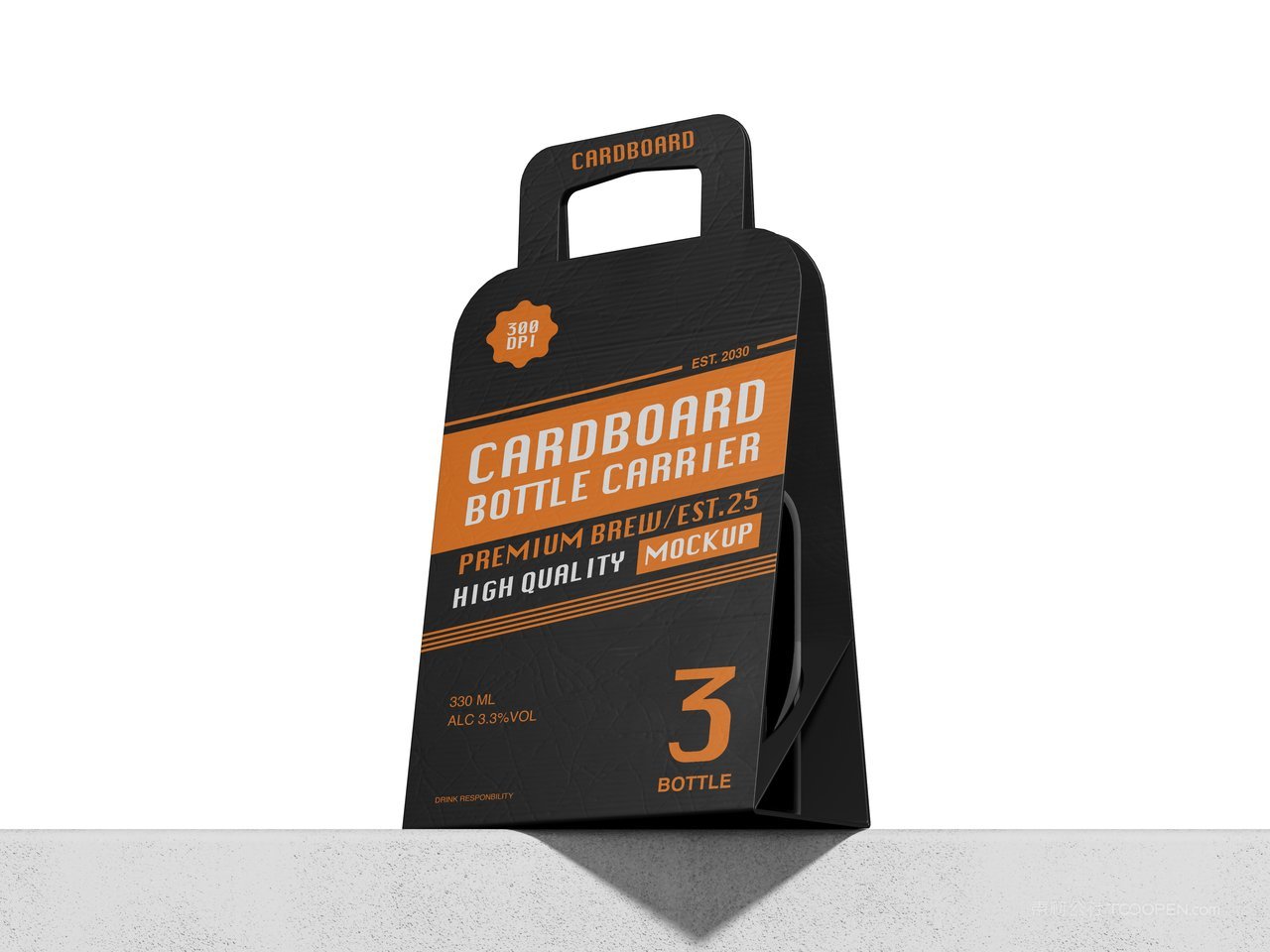 纸板瓶载体样机