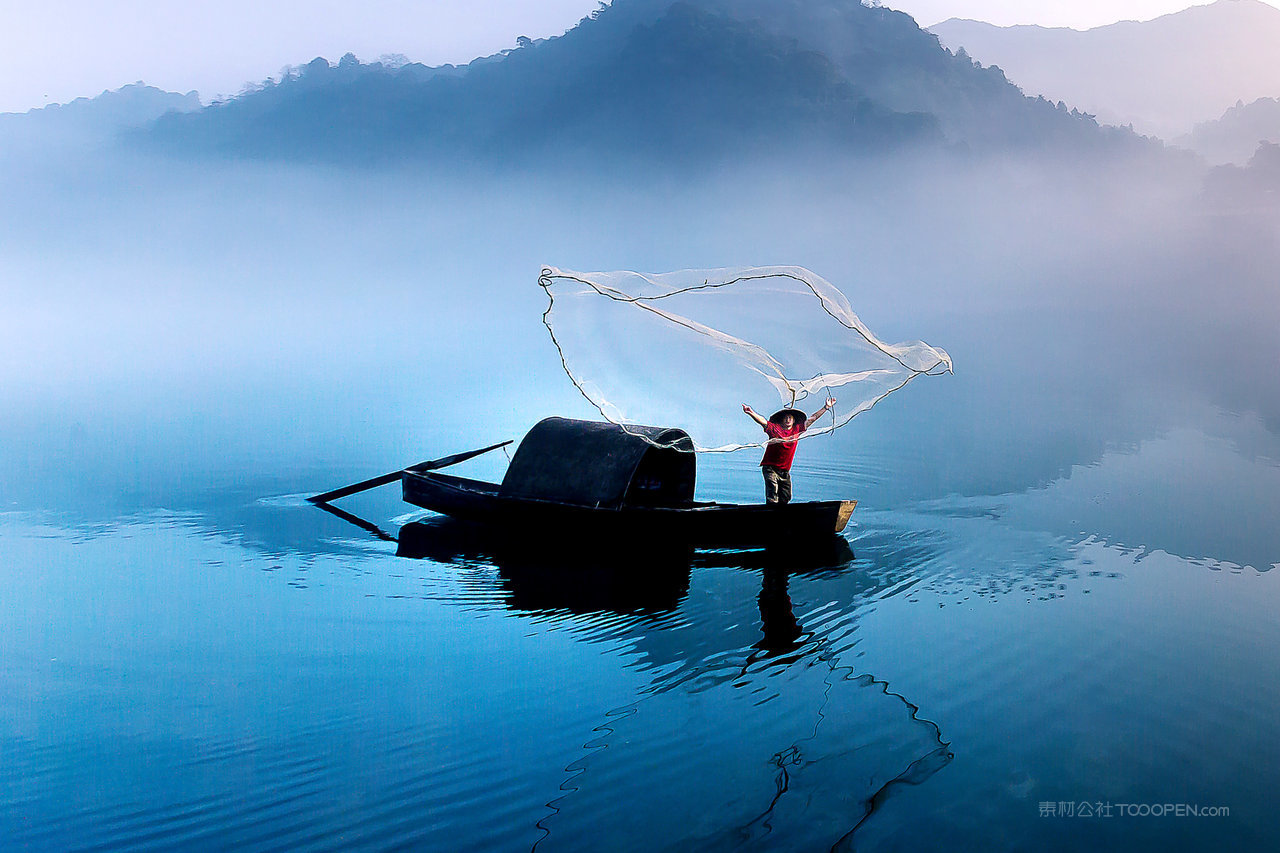 浙江乌镇风景画图片