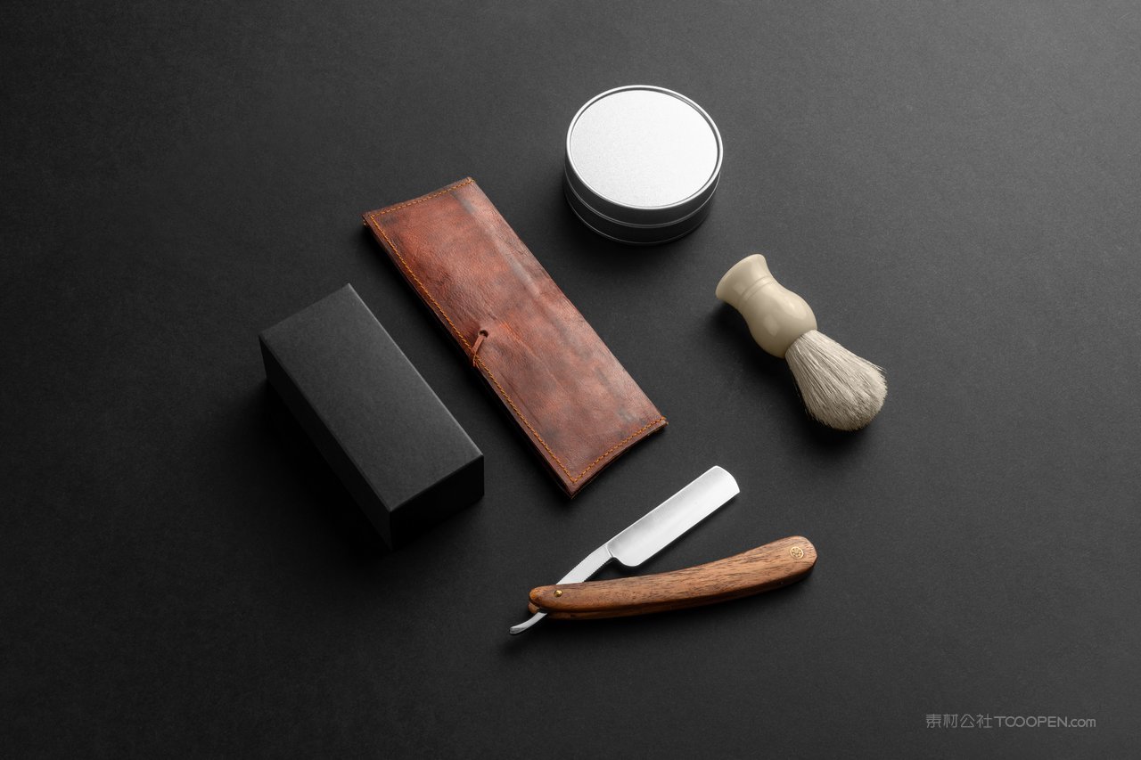 理发店用品样机模板 (8)