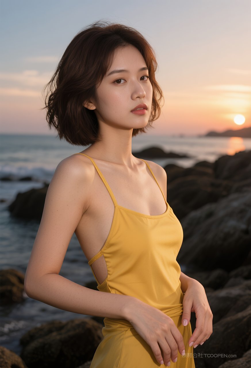 写真迷人女性美女动人时尚气质