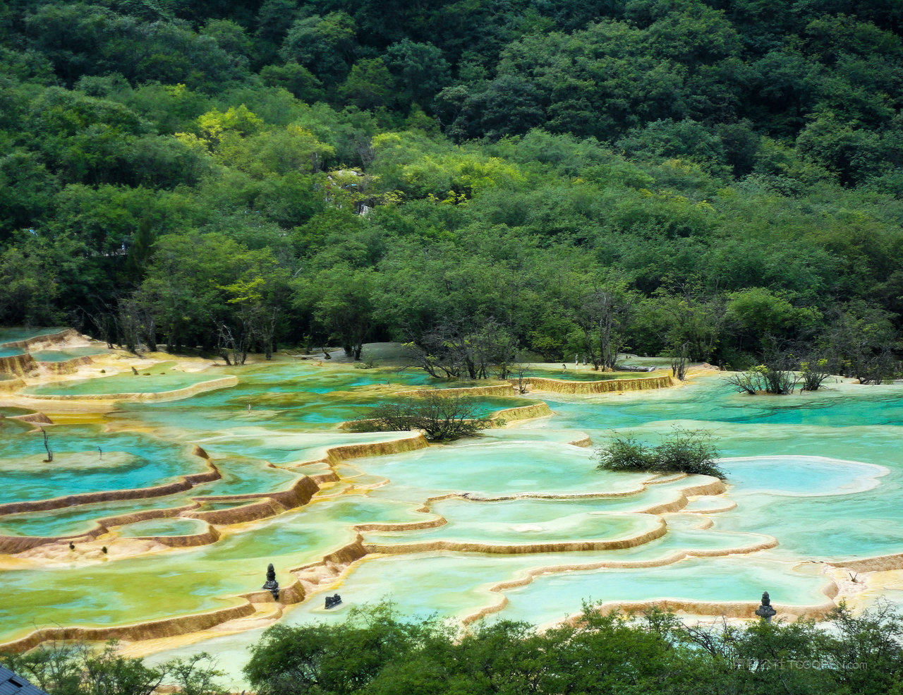 唯美四川九寨沟高清摄影图