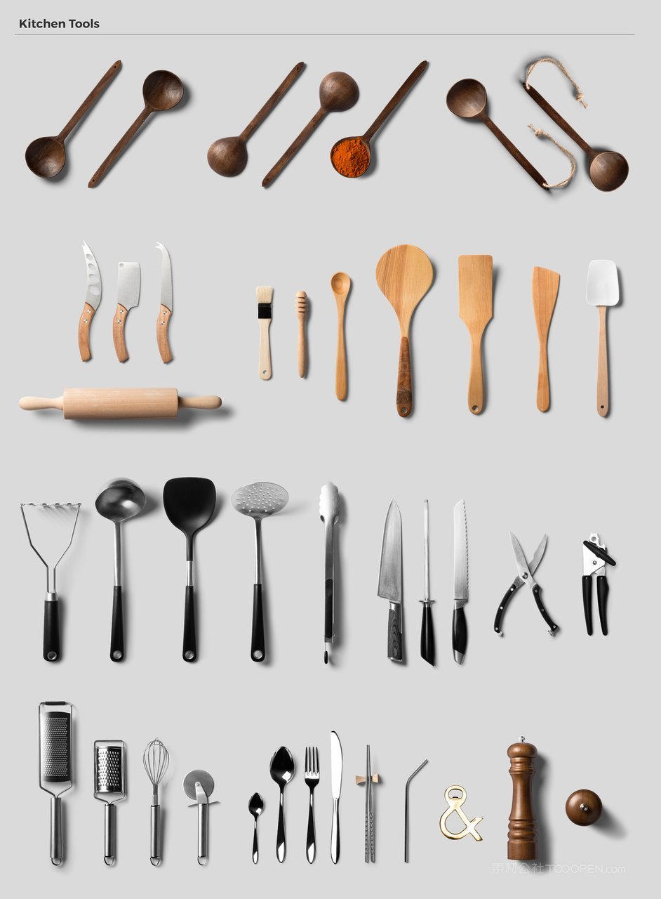 牛排西餐餐具样机模板 (18)