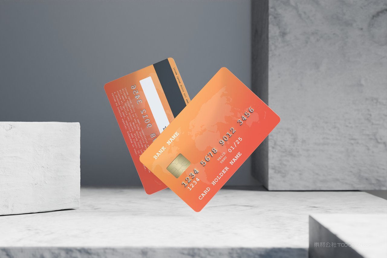 信用卡银行卡样机