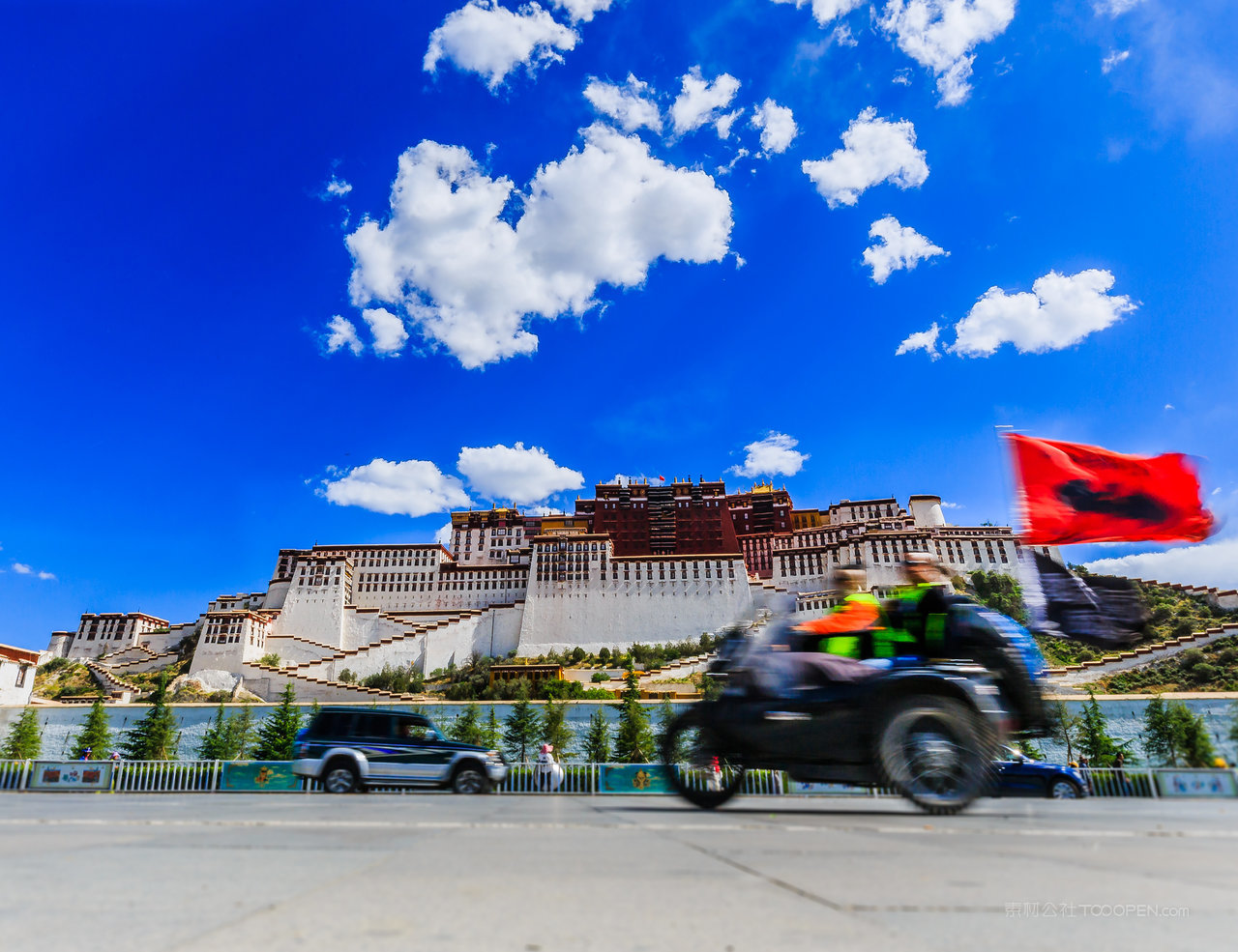 骑着摩托成功到达西藏