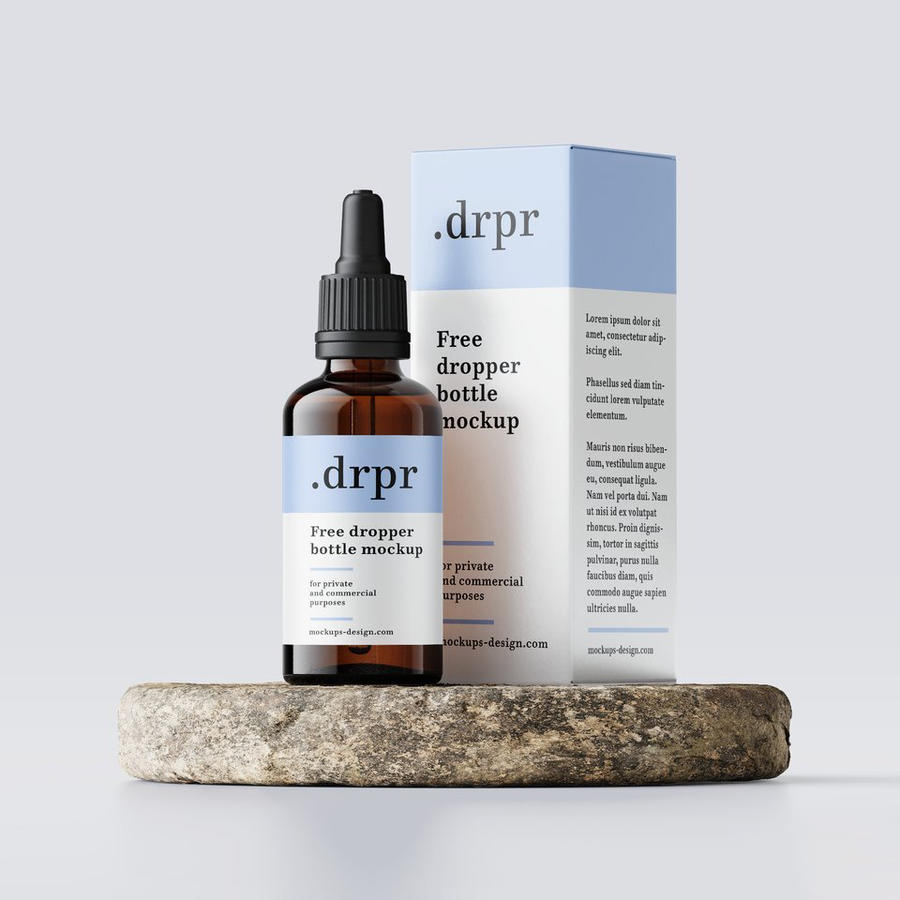 精油精华液滴管瓶包装样机 (1)