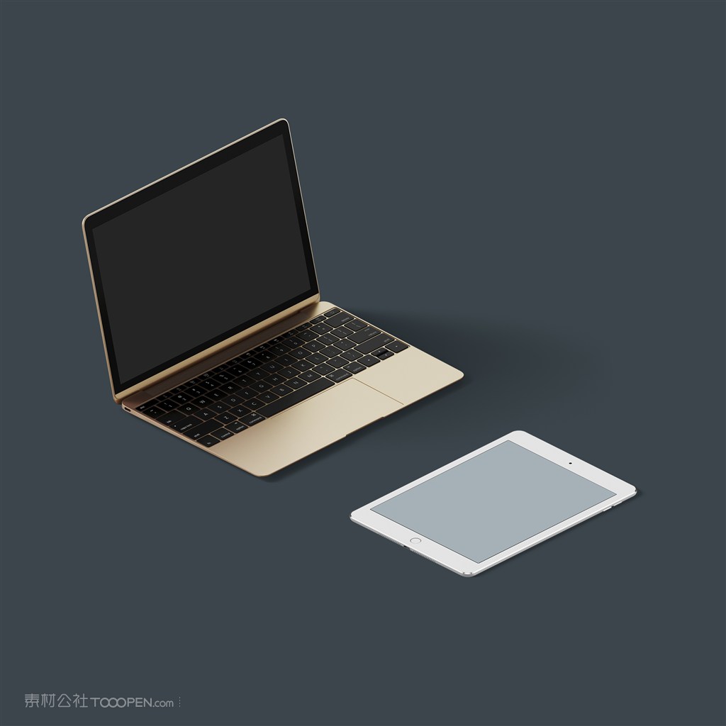 笔记本电脑平板样机素材