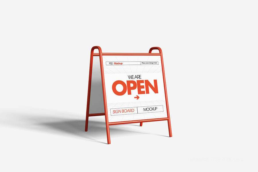 停车位招牌样机