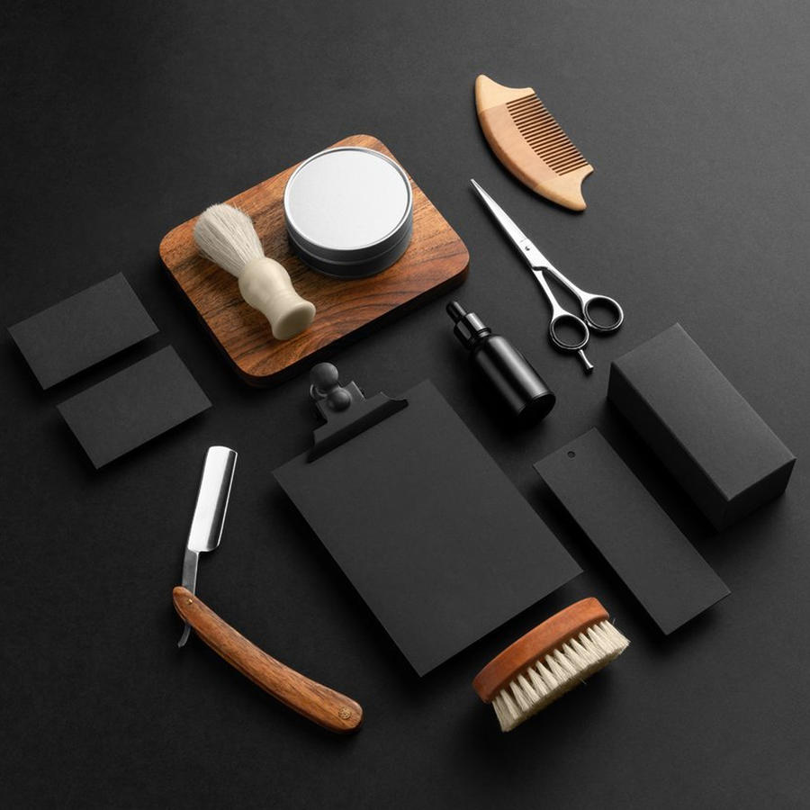 理发店用品样机模板 (1)