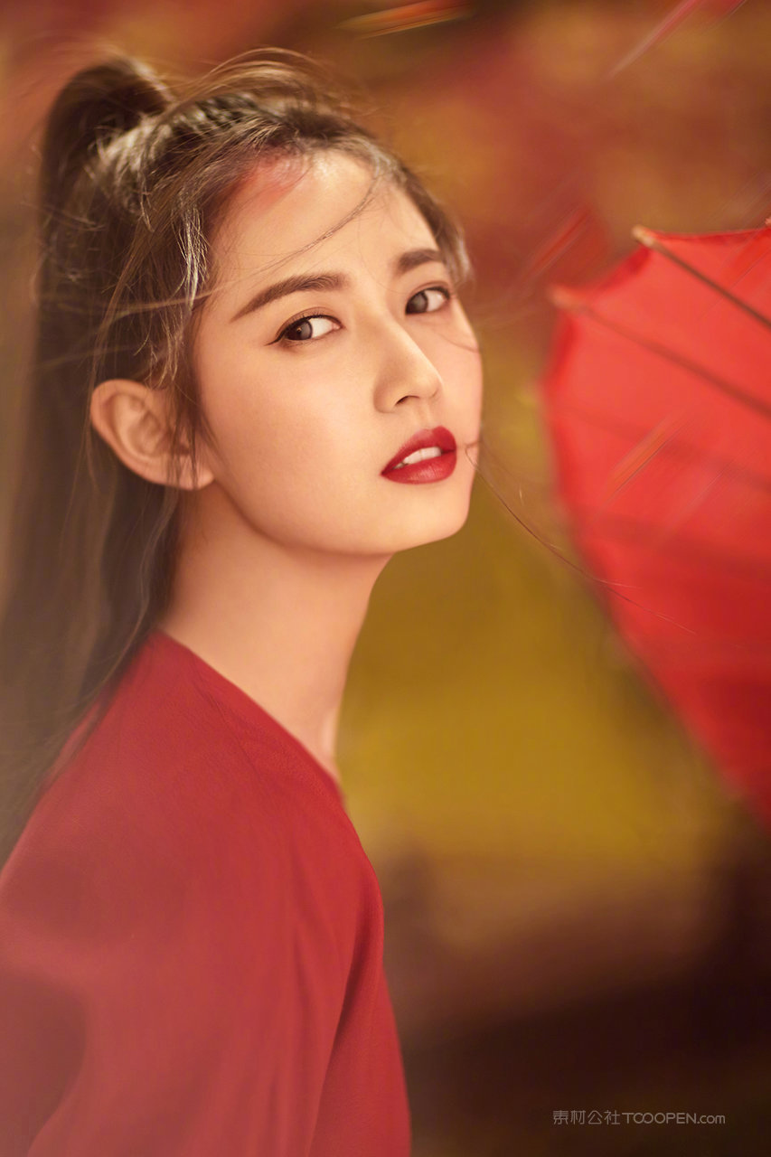 4K高清唯美古风美女明星陈钰琪人像摄影图片