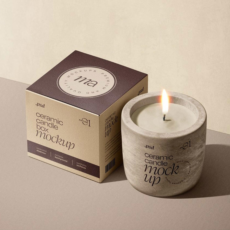 【1259期】朴素香薰蜡烛包装样机 (1)