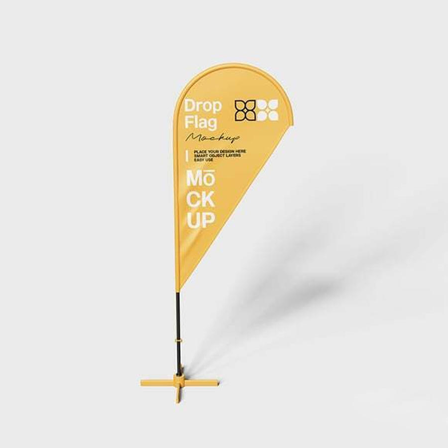水滴型旗帜样机