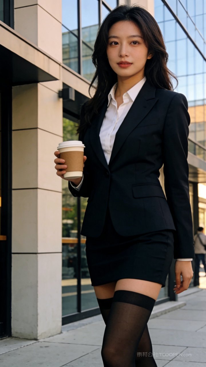 美女长腿职场性感模特丝袜白领女性商务