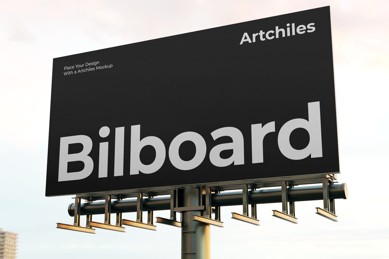 路边广告牌样机