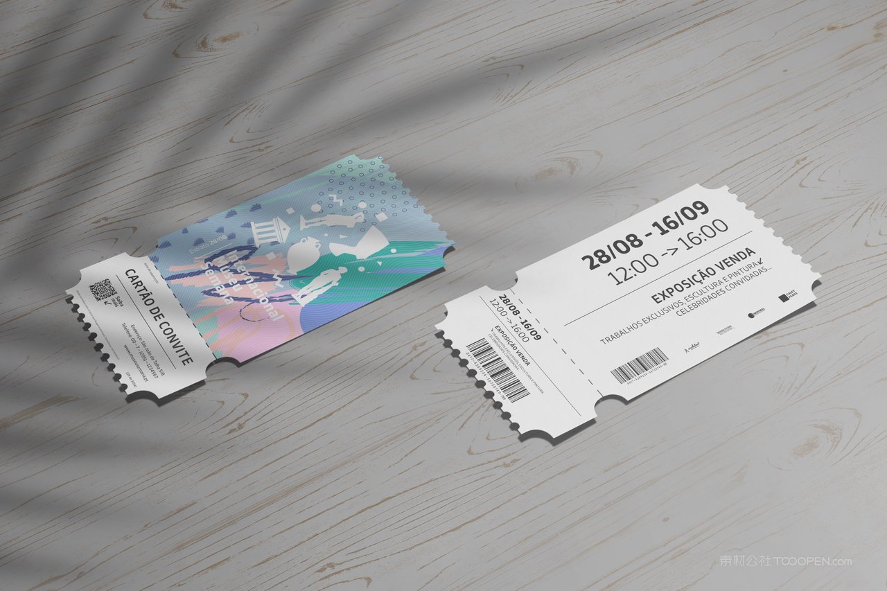 演唱会门票样机