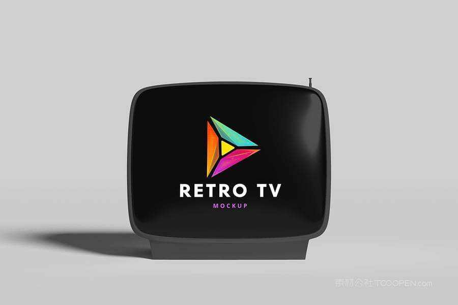 复古电视屏幕样机