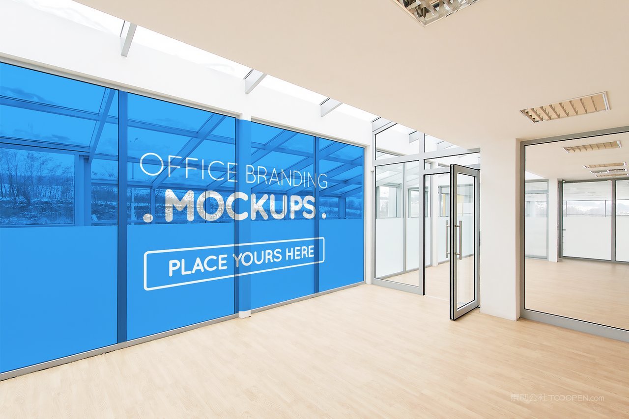 办公室海报样机