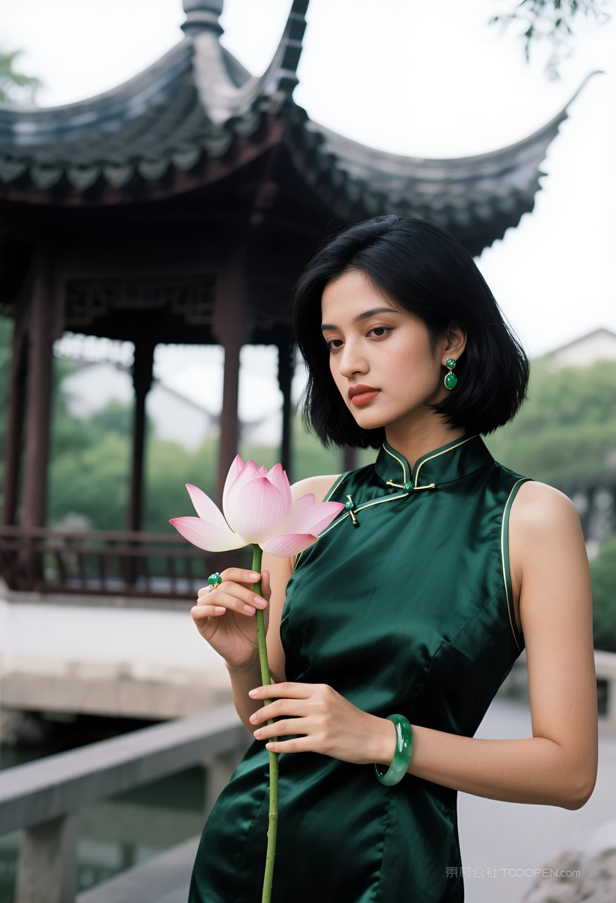 女性性感优雅气质写真美女唯美