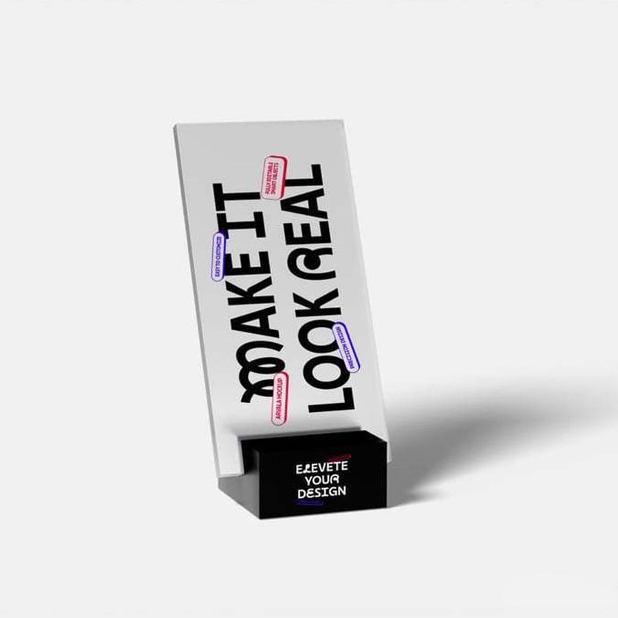 桌帐篷标牌样机