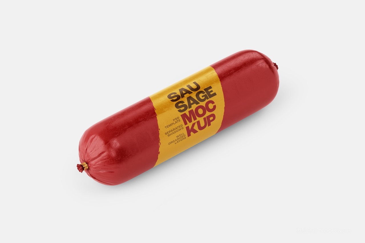 【1315期】红色火腿肠香肠样机 (8)