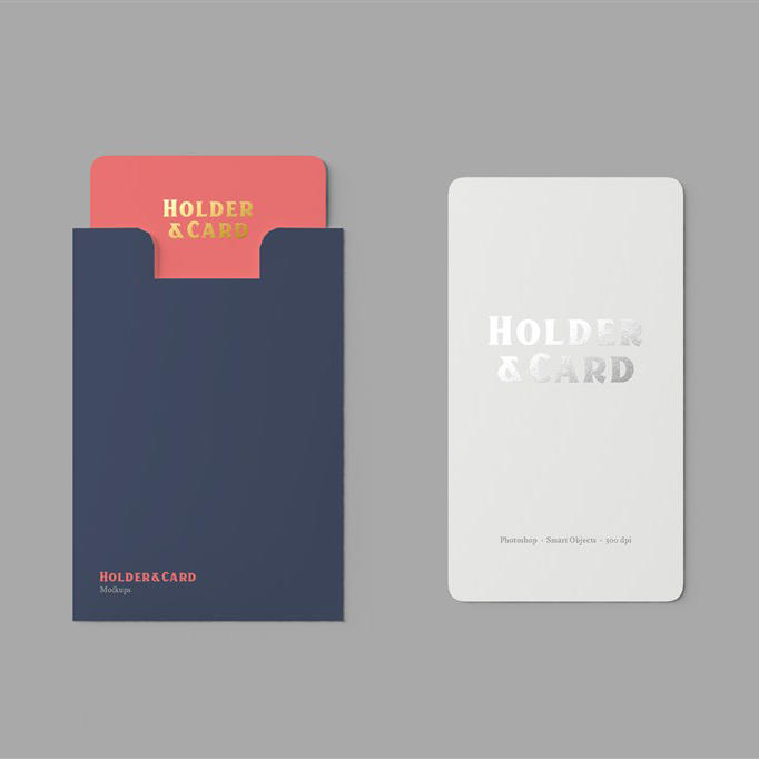 个性礼品卡设计展示样机