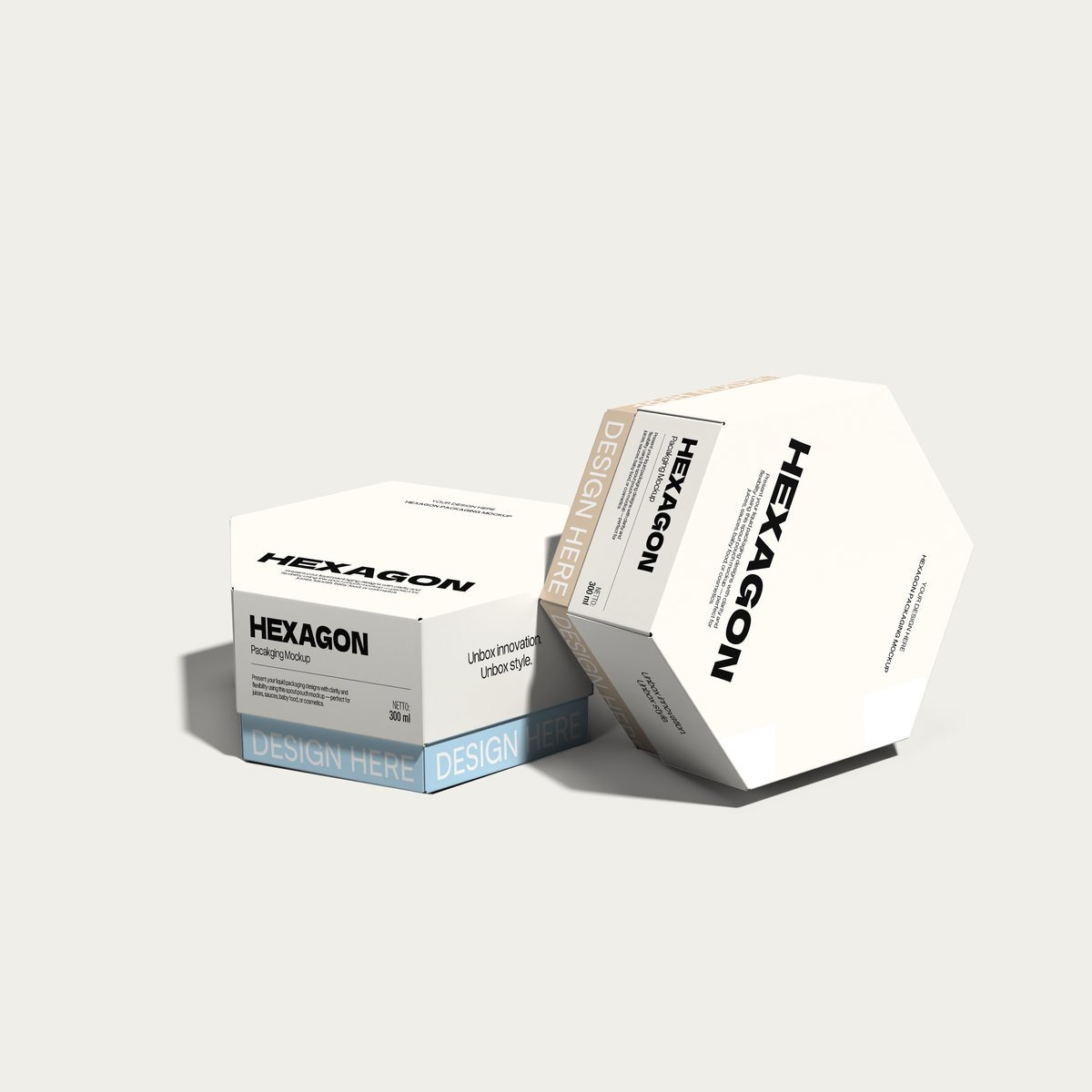 六边形礼品盒样机