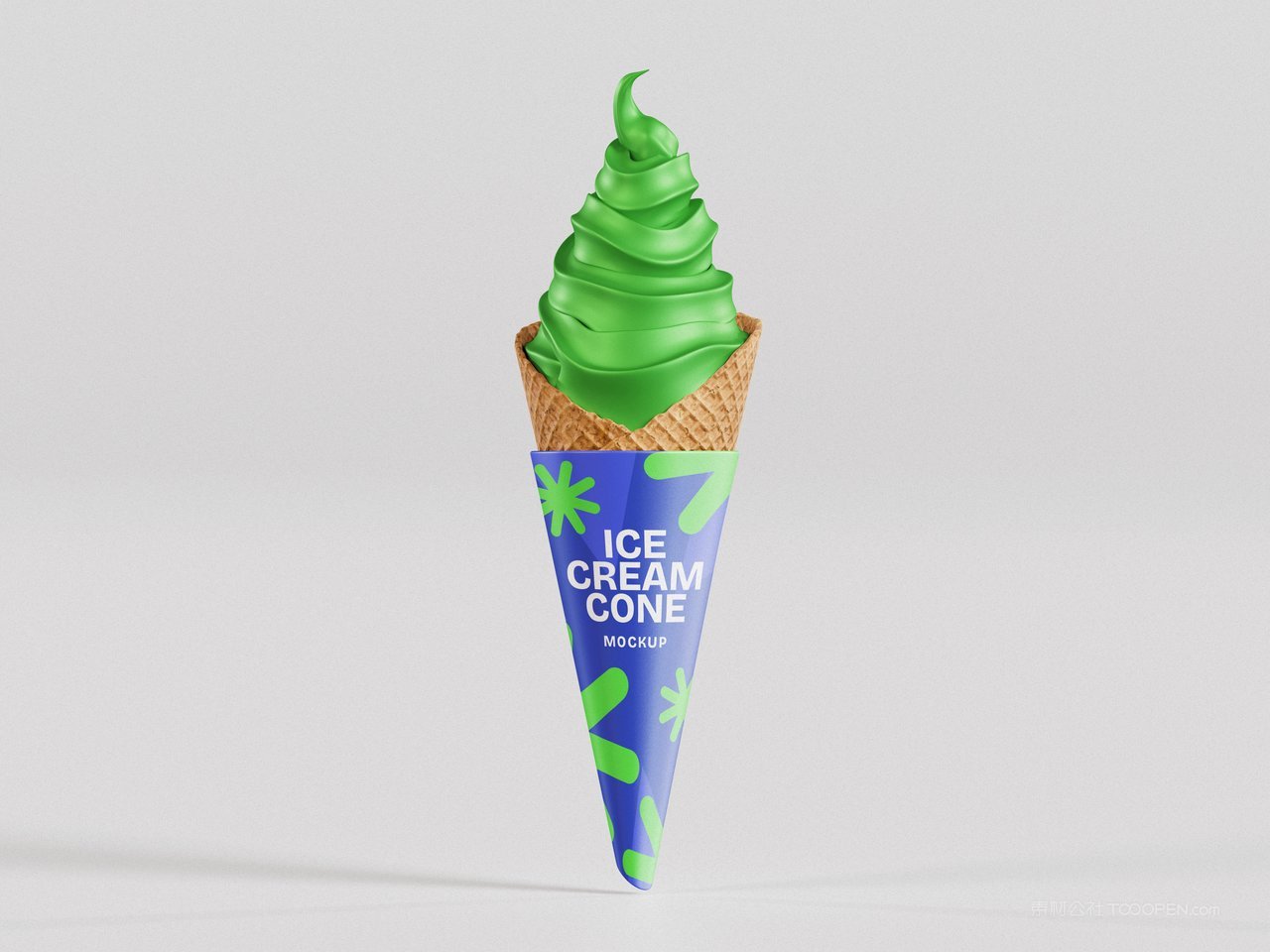 冰淇淋蛋筒样机
