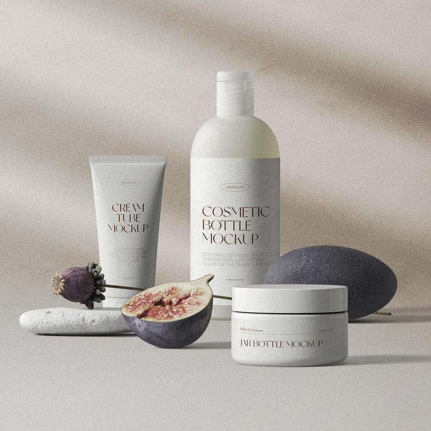 化妆护肤品包装产品文具展示ps场景样机 (2)