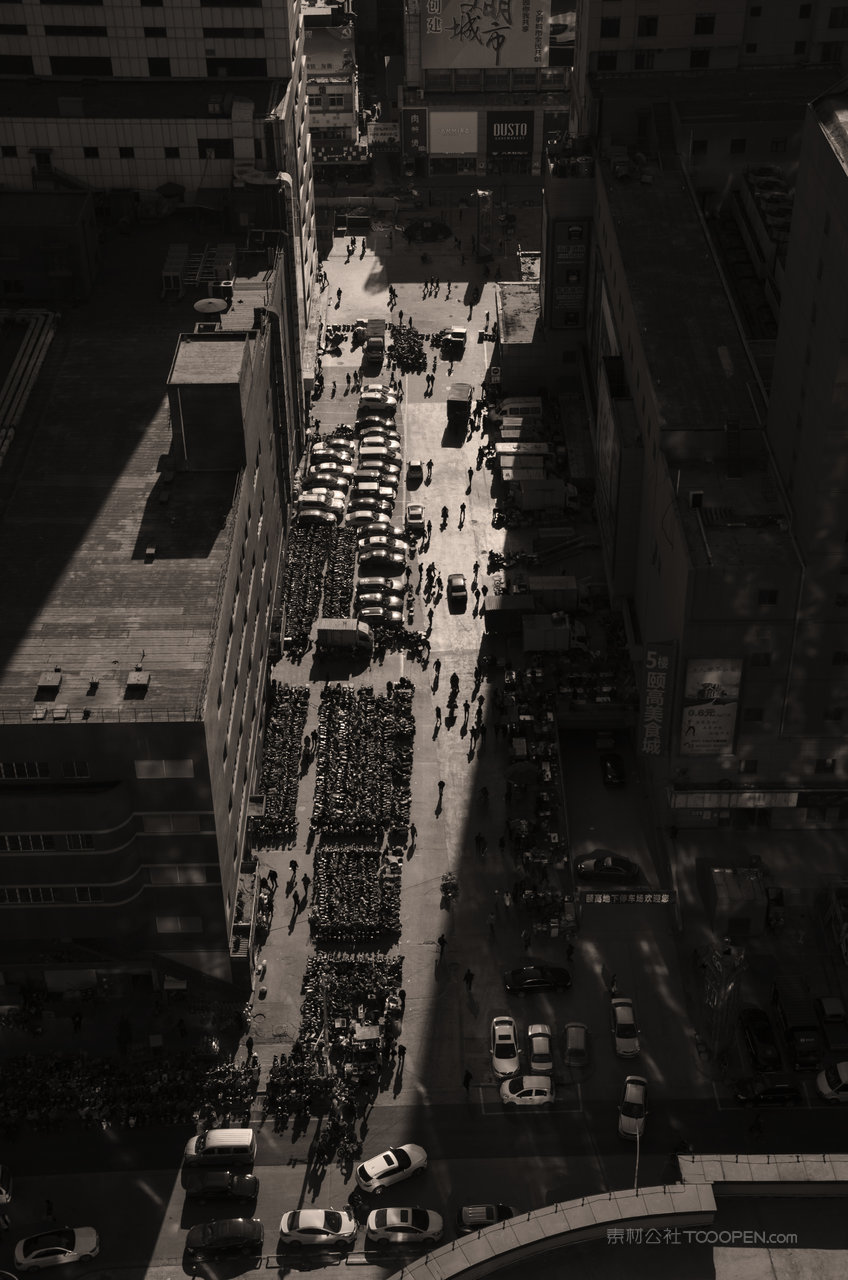 俯拍新华商圈 (2)