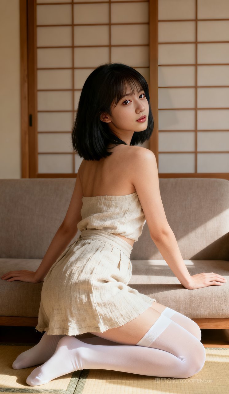 性感短裙美丽丝袜MM长腿娇艳美女