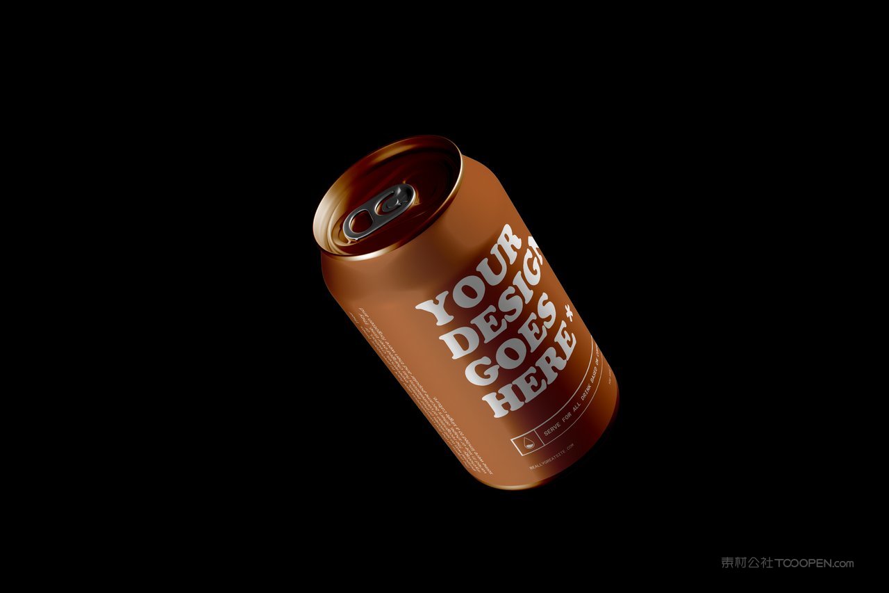 苏打水易拉罐样机