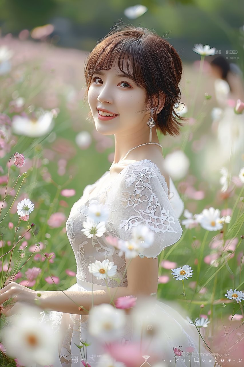 魅力年轻彩妆清纯美女优美青春女性时尚