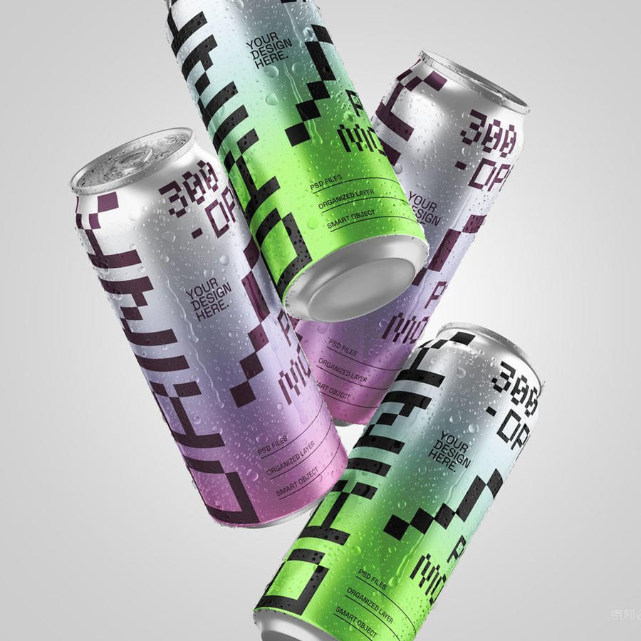 饮料易拉罐样机