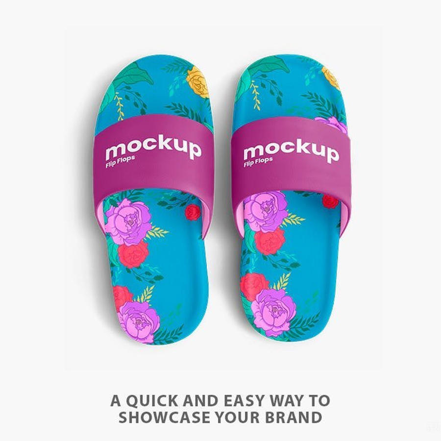 人字拖拖鞋样机