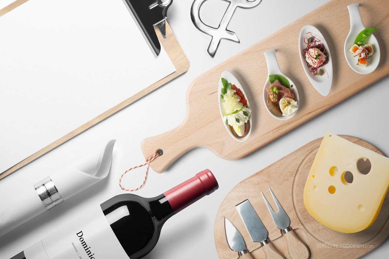 牛排西餐餐具样机模板 (29)