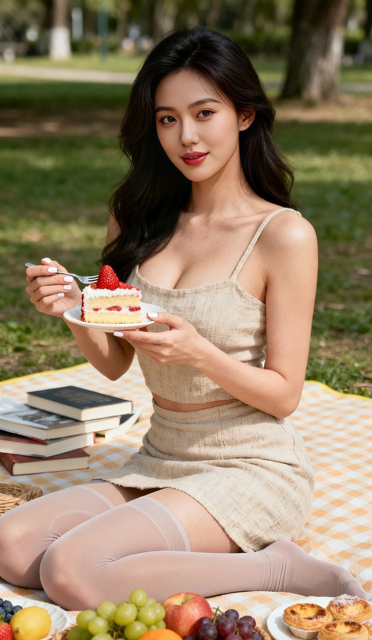 气质美女性感短裙美腿苗条大胸丝袜