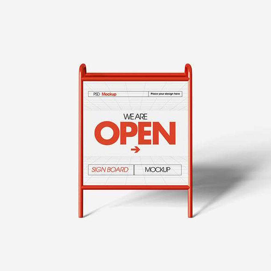 停车位招牌样机