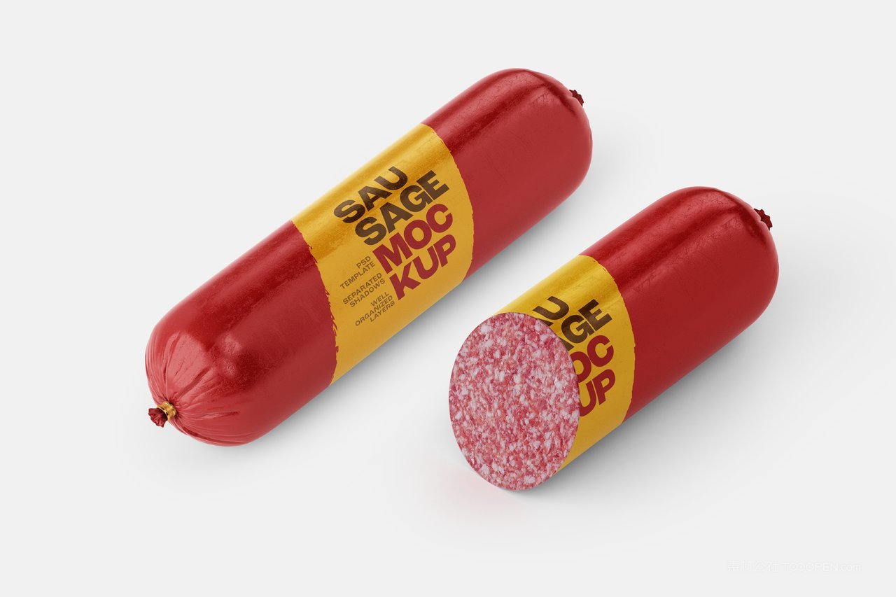 【1315期】红色火腿肠香肠样机 (9)