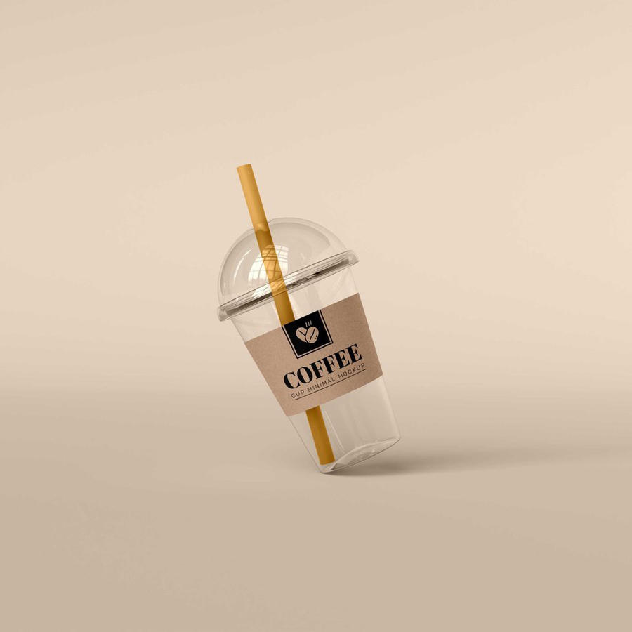 咖啡塑料杯样机