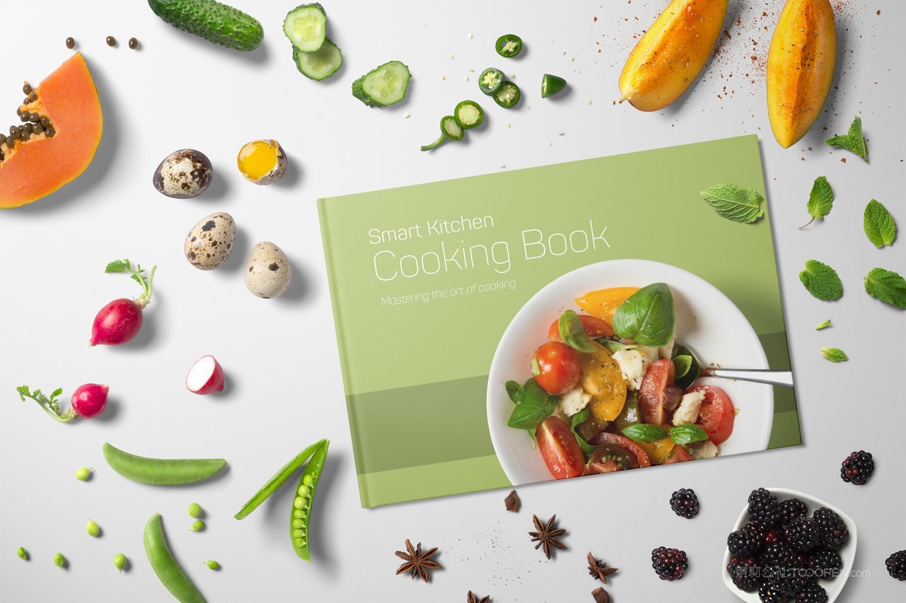 牛排西餐餐具样机模板 (26)